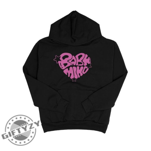 Baby Miko Tour 24 Merch Hoodie Mexico Concert Exclusive Heart Star Sweater Young Trap Kitty giftyzy 1