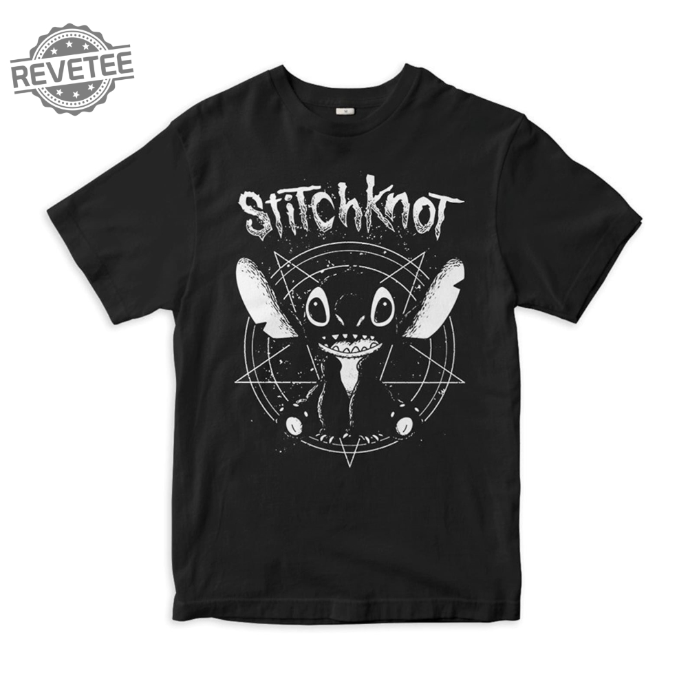 Stitchknot Funny Metal Shirt Stitchknot Shirt Lilo And Stitch Shirt Lilo And Stitch Merchandise Lilo And Stitch Gifts Unique