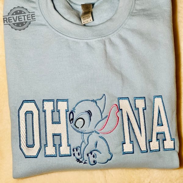 Ohana Stitch Shirt Ohana Stitch Embroidered Shirt Ohana Stitch Shirt Ohana Stitch Embroidered Sweatshirt Ohana Stitch Sweatshirt Unique revetee 1