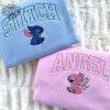 Stitch Embroidered Sweatshirt Angel Embroidered Sweatshirt Stitch And Angel Embroidered Sweatshirt Stitch And Angel Sweatshirt revetee 1