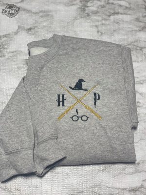 Harry Potter Embroidered Sweatshirt Harry Potter Embroidered Hoodie Harry Potter Embroidered Shirt Unique revetee 2