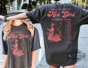 hot girl summer outfits megan thee stallion hot girl summer t shirt sweatshirt hoodie mens womens vintage rapper tour concert 2 sided graphic tee laughinks 1