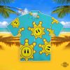 super mario sunshine hawaiian shirt super mario sunshine button up shirt and shorts plumber brothers halloween costume cosplay new bros 2 gamer gift laughinks 1