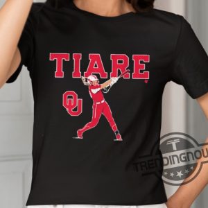 Oklahoma Softball Tiare Jennings Slugger Swing Shirt trendingnowe 2