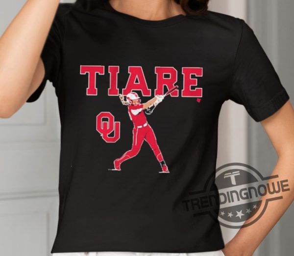 Oklahoma Softball Tiare Jennings Slugger Swing Shirt trendingnowe 2