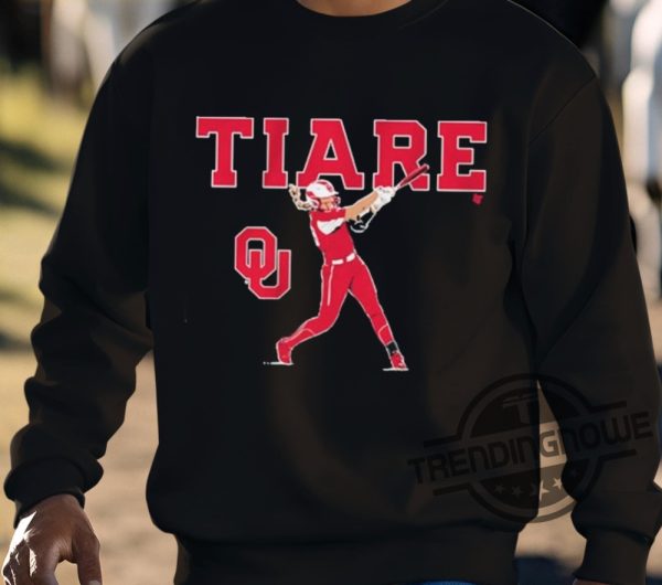 Oklahoma Softball Tiare Jennings Slugger Swing Shirt trendingnowe 3