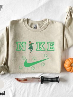 Nike Irish Sweatshirt Nike St Patrick Day Shirt Funny St Patrick Shirt Irish Day Crewneck Shamrock Shirt Irish Sweatshirt Gift For Her Unique revetee 6