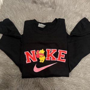 Nike Pooh Sweatshirt Nike Pooh Hoodie Nike Pooh T Shirt Pooh Heart Shirt Heart Pooh Sweatshirt Unique revetee 2