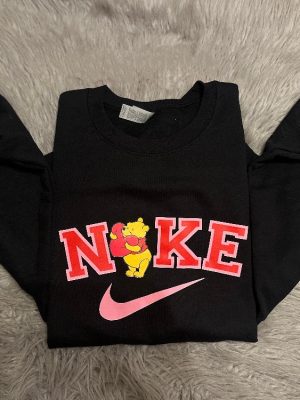 Nike Pooh Sweatshirt Nike Pooh Hoodie Nike Pooh T Shirt Pooh Heart Shirt Heart Pooh Sweatshirt Unique revetee 2