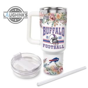 custom name bills helmet flame pattern 40oz stainless steel tumbler with handle and straw lid personalized stanley tumbler dupe 40 oz stainless steel travel cups laughinks 1 2