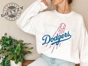 Los Angeles Dodgers Shirt La Sweatshirt Mlb Hoodie Unisex Tshirt Baseball Shirt giftyzy 3