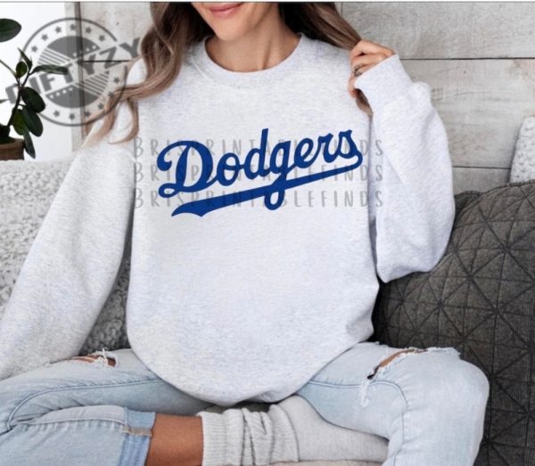 Los Angeles Dodgers Sweatshirt La Dodgers Tshirt Mlb Hoodie Baseball Shirt giftyzy 1