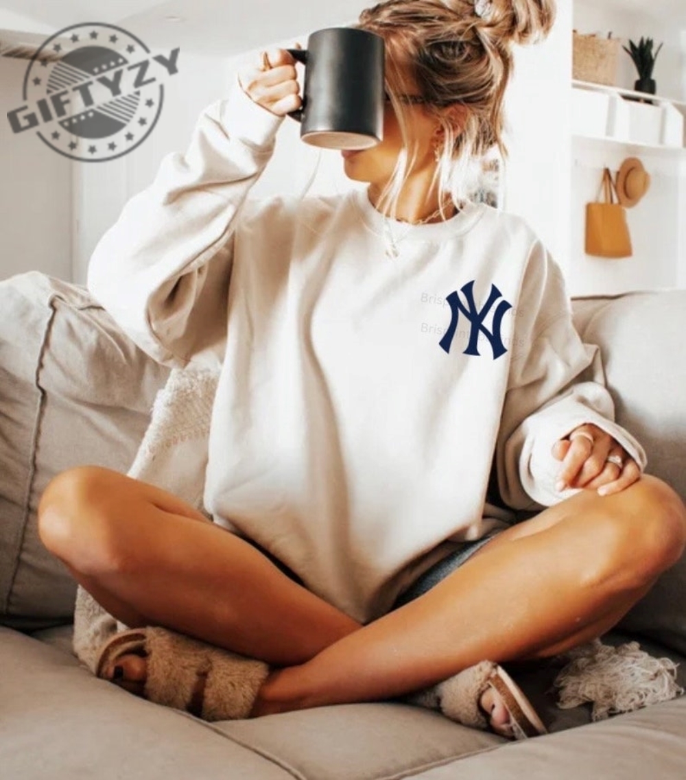 New York Yankees Shirt Mlb Hoodie Baseball Tshirt Baseball Crewneck Sweatshirt New York Shirt