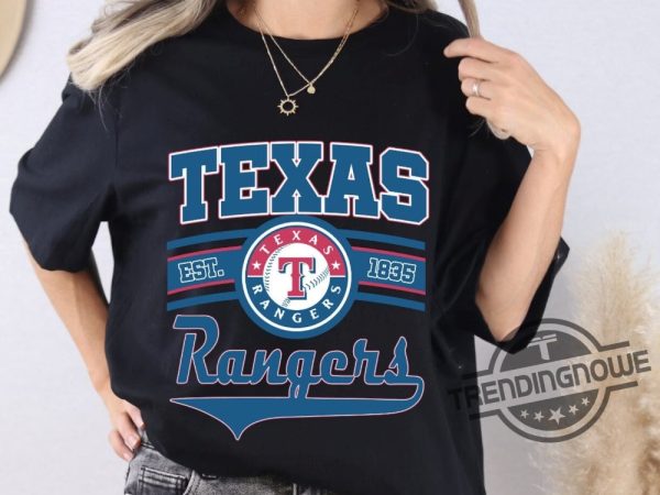 Texas Rangers Shirt V4 Texas Baseball Rangers Champion T Shirt Texas Shirt trendingnowe 1