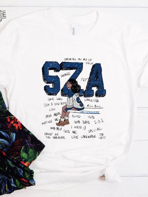 Sza Album Tour Shirt Sza Snooze Shirt Sza Snoze Shirt Vintage Shirt Sza Snoze Shirt Saturn Shirt Sza Saturn T Shirt Sweatshirt Unique revetee 2