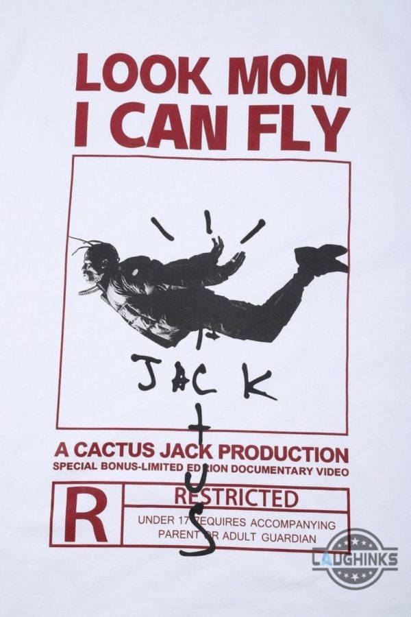 look mom i can fly hoodie travis scott cactus jack 2 sided shirts sweatshirts hoodies mens womens travis scott astroworld tee cpfm tshirt hip hop music gift laughinks 1