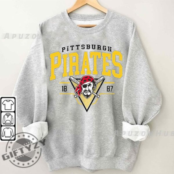 Vintage Pittsburgh Pirates Est 1969 Shirt Pittsburgh Pirates Sweatshirt Pittsburgh Baseball Hoodie Unisex Tshirt giftyzy 1