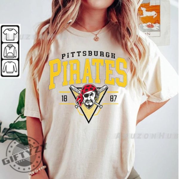 Vintage Pittsburgh Pirates Est 1969 Shirt Pittsburgh Pirates Sweatshirt Pittsburgh Baseball Hoodie Unisex Tshirt giftyzy 3