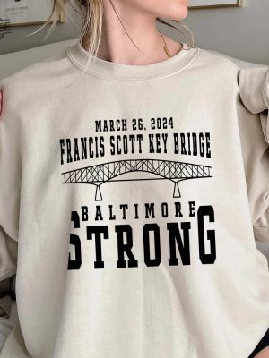 Francis Scott Key Bridge Collapse Shirt Francis Key Bridge Collapse Shirt Key Bridge Collapse Shirt Baltimore Bridge Collapse Shirt Unique revetee 5