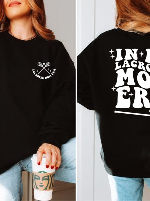 In My Lacrosse Mom Era Sweatshirt Mom Era Sweater Goalkeeper Mom Sweater Game Day Sweatshirt Unique revetee 4