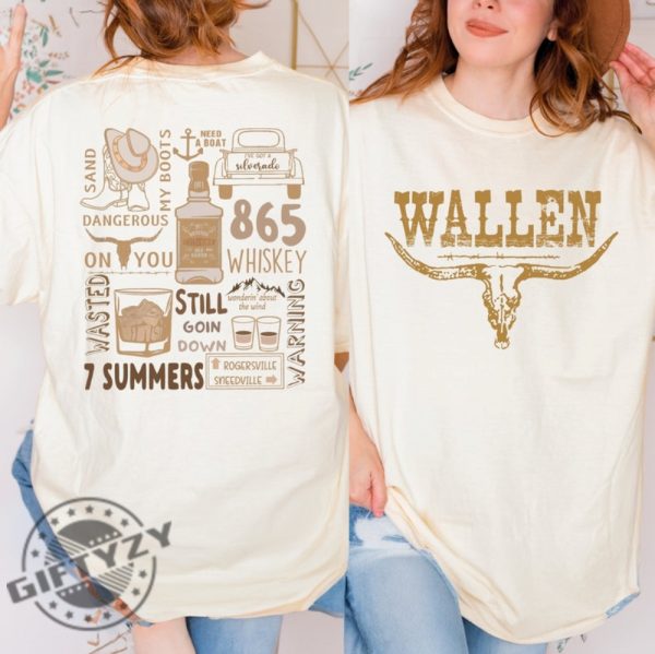 Wallen Bullhead Shirt Wallen Tshirt Wallen Westerns Hoodie Wallen Western Sweatshirt Cowboy Wallen Shirt giftyzy 2 1