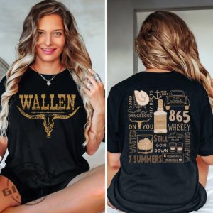 Wallen Bullhead Shirt Wallen Tshirt Wallen Westerns Hoodie Wallen Western Sweatshirt Cowboy Wallen Shirt giftyzy 3 1