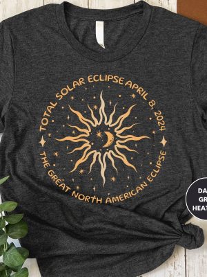 Solar Eclipse 2024 Total Solar Eclipse Shirt 2024 Solar Eclipse Solar Eclipse T Shirts Solar Eclipse Shirts Unique revetee 2