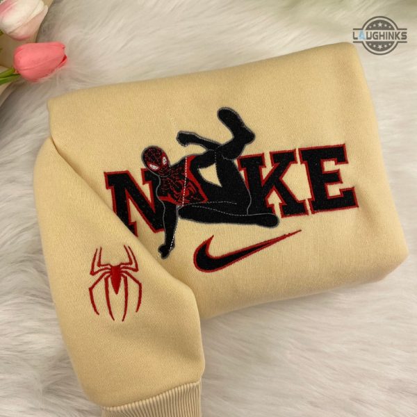 spiderman and spiderwoman couple costume spider man and spider woman gwen embroidered shirt sweatshirt hoodie nike couple matching tshirt laughinks 1 2