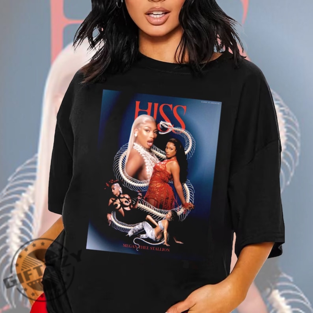 Megan Thee Stallion Hiss Shirt Bootleg Rapper Sweatshirt Vintage Megan Thee Stalions Tshirt Gift For Man And Woman Shirt