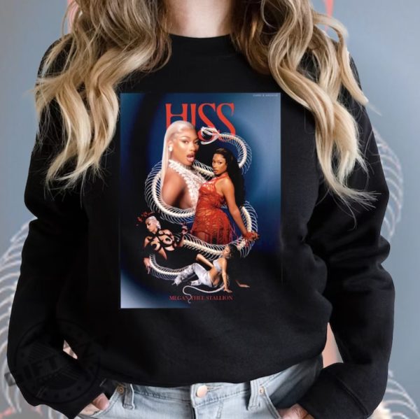 Megan Thee Stallion Hiss Shirt Bootleg Rapper Sweatshirt Vintage Megan Thee Stalions Tshirt Gift For Man And Woman Shirt giftyzy 2