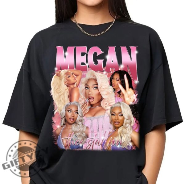 Limited Megan Thee Stallion Shirt Vintage Megan Thee Stallion 90S Sweatshirt Rapper Megan Thee Stallion Bootleg Tshirt Retro Megan Shirt For Fan giftyzy 1