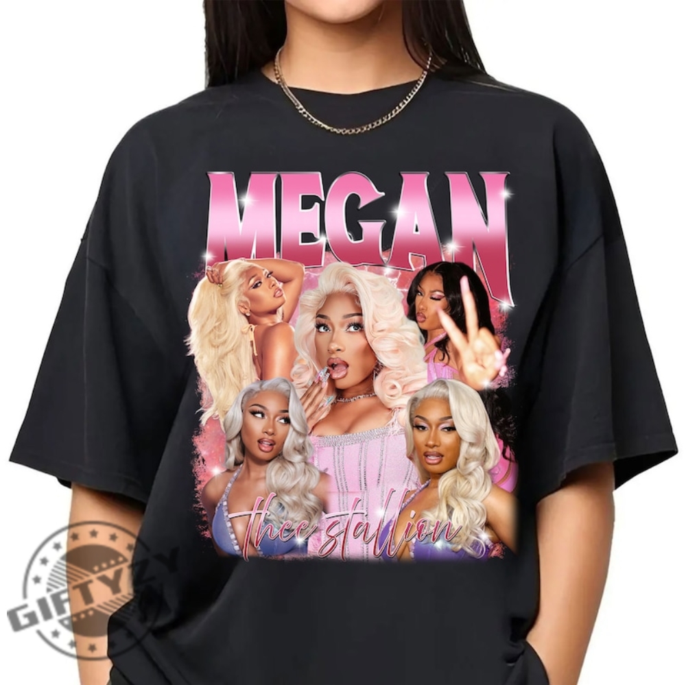 Limited Megan Thee Stallion Shirt Vintage Megan Thee Stallion 90S Sweatshirt Rapper Megan Thee Stallion Bootleg Tshirt Retro Megan Shirt For Fan
