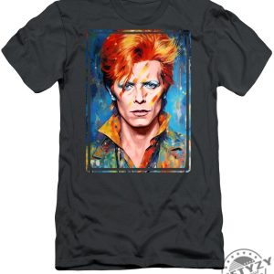 David Bowie Painting Tshirt giftyzy 1 1