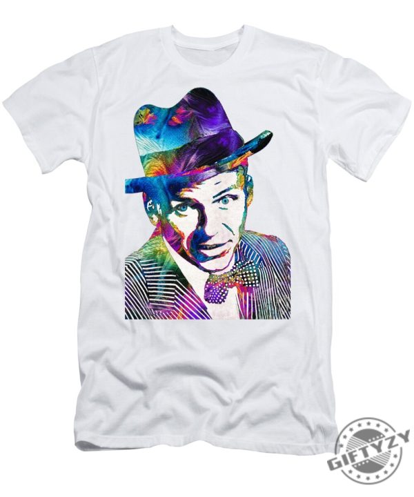 Old Blue Eyes Frank Sinatra Tribute Tshirt giftyzy 1