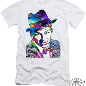 Old Blue Eyes Frank Sinatra Tribute Tshirt giftyzy 1 1