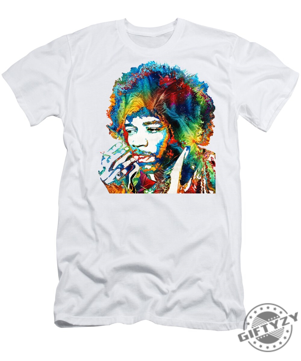 Colorful Haze  Jimi Hendrix Tribute Tshirt
