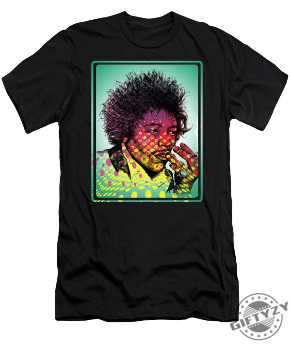 Jimi Hendrix Portrait 1 Tshirt giftyzy 1