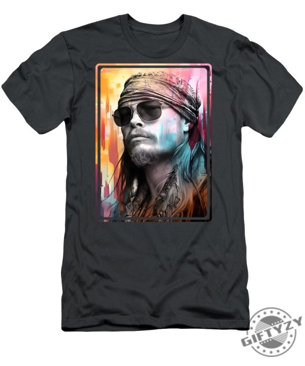 Axl Rose Painting Tshirt giftyzy 1