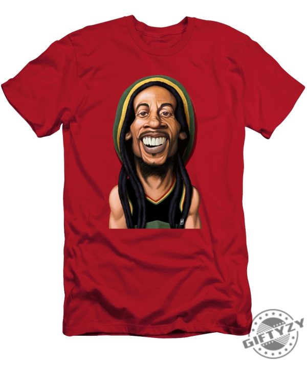Celebrity Sunday Bob Marley Tshirt giftyzy 1