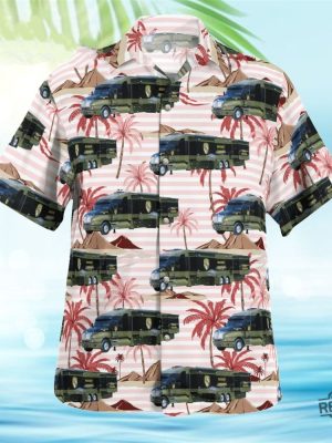 Maryland State Police Mobile Command Post Hawaiian Shirt Unique revetee 2