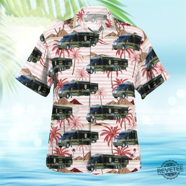 Maryland State Police Mobile Command Post Hawaiian Shirt Unique revetee 2
