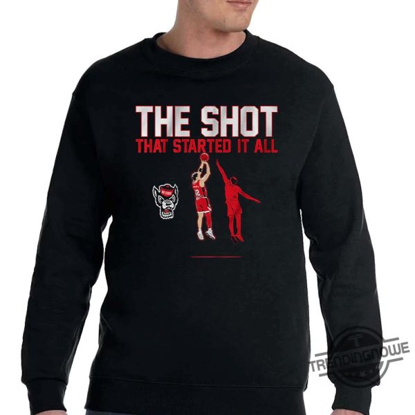 Nc State Basketball Michael Oconnell The Shot That Started It All Shirt trendingnowe 1 3