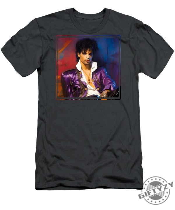 Prince Portrait Painting Tshirt giftyzy 1