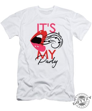 Its My Party Pop Art Lips Tshirt giftyzy 1 1