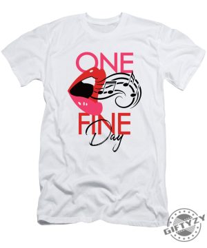 One Fine Day Pop Art Lips Tshirt giftyzy 1 1