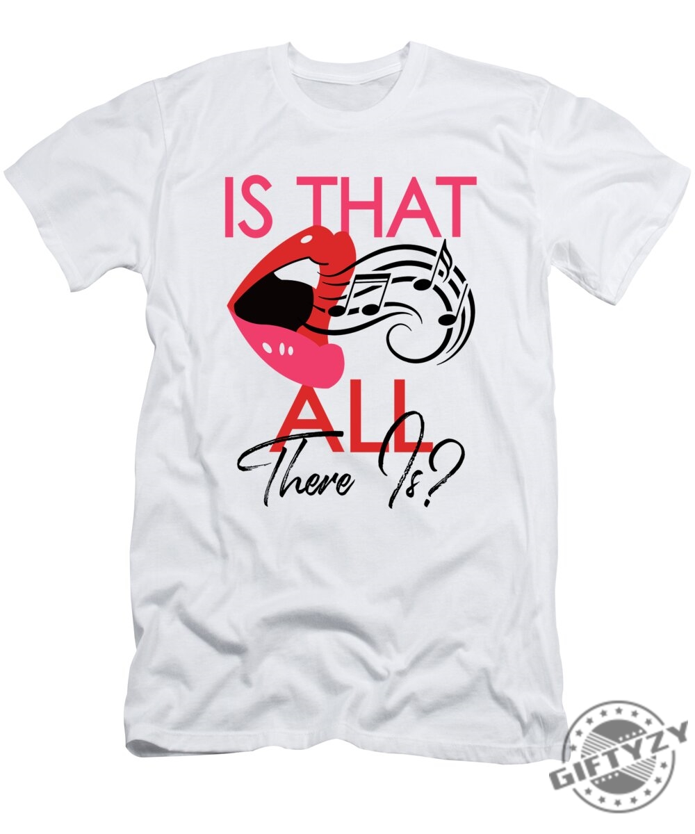 Is That All There Is  Pop Art Lips Tshirt