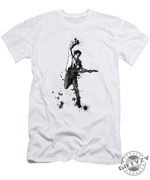 Bruce Springsteen Black And White Watercolor 01 Tshirt giftyzy 1 1