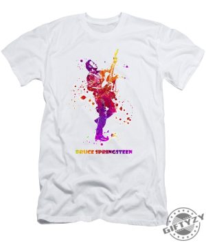 Bruce Springsteen The Boss Watercolor Splatter 06 Tshirt giftyzy 1 1