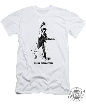 Bruce Springsteen Black And White Watercolor 02 Tshirt giftyzy 1 1