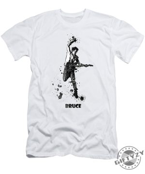 Bruce Springsteen Black And White Watercolor 03 Tshirt giftyzy 1 1